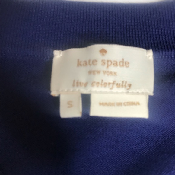 Kate Spade 3/4 sleeve sweater with white beads - Picture 5 of 5